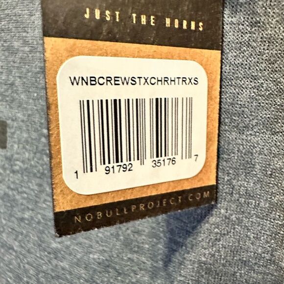 NWT NOBULL Women’s Heather Black/Gray Pull Over Sweatshirt - Size XS - Picture 3 of 6